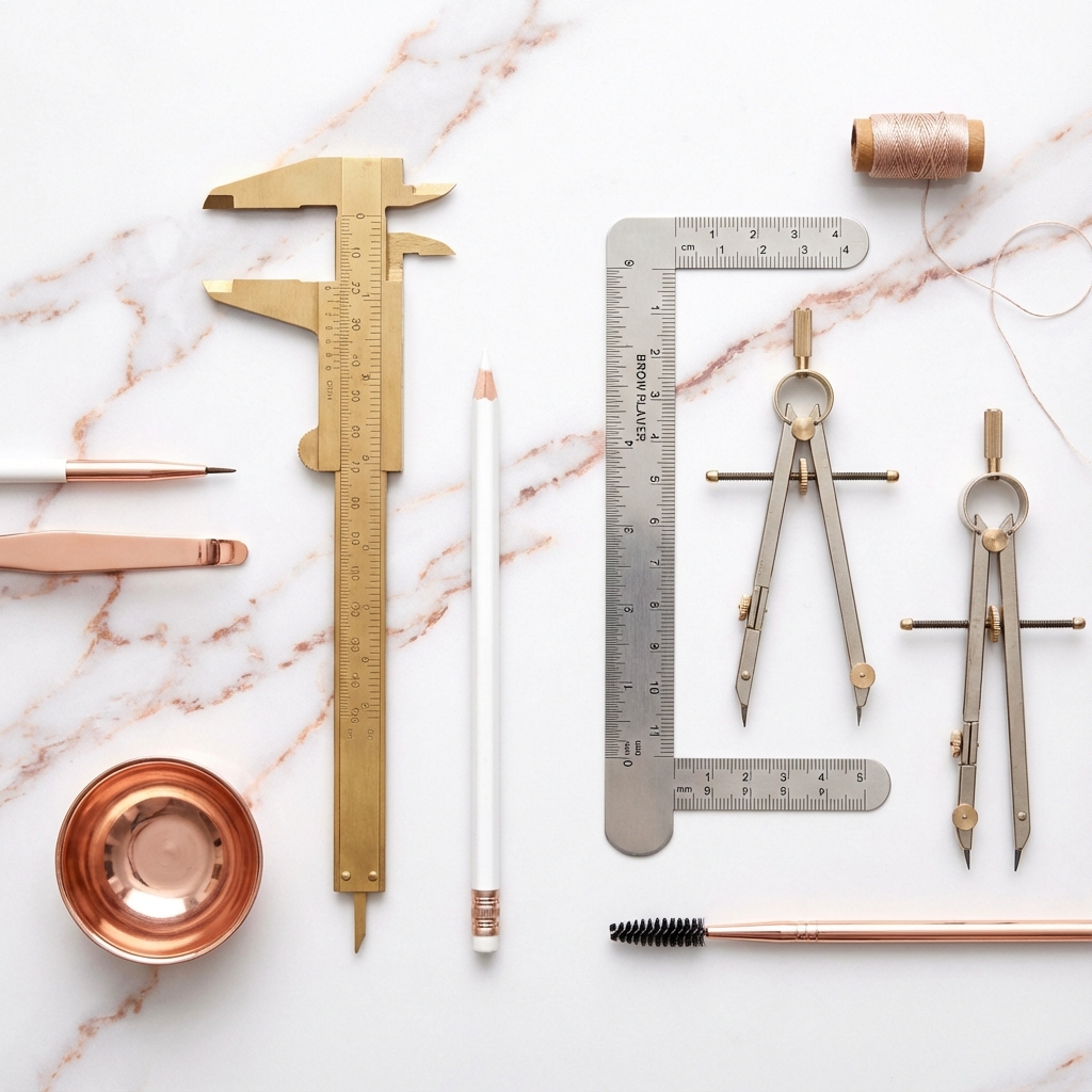 Brow mapping process in action